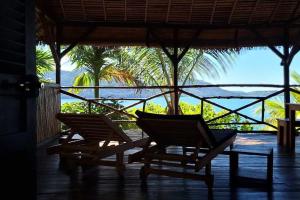 Maison éco-lodge avec vue imprenable sur le lagon