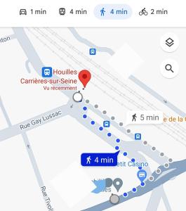 Appartements Studio lumineux 3 min Gare Houilles - RER A, Ligne L et J : photos des chambres