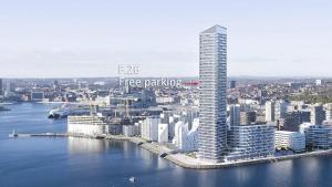 26-Etage Lejlighed med Utrolig Havudsigt