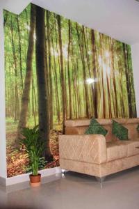 Modern ,Cozy ,Artistic and Green Apartment