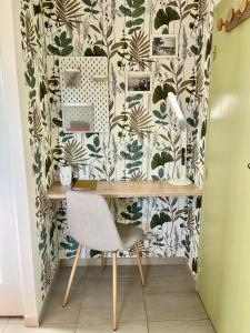 Appartement deux pièces donnant sur un jardin