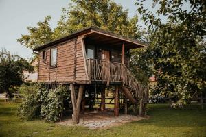 Treehouse Drevesna hiška Štrkovo gnezdo Ranč Jureš