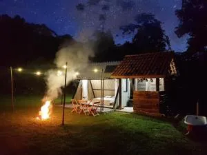 Cabana Raízes da Mata - 1 hr de SP - na Mata Atlântica - 圣洛伦索-达塞拉