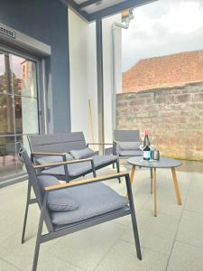 Design I Gewölbe I sanierter Pferdestall I Europapark I Boxspring I Terrasse I Parkplatz