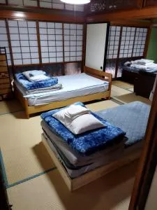 Private Room 1 Japanese Vintage House 4 Beds, Smoke Free, Free Parking Good to Travel for Tashiro Cats Island - Onagawa