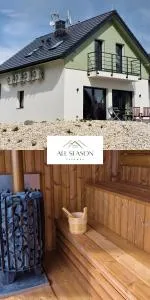 All Season Klimatyzowany dom przy szlaku z prywatnym tarasem i widokiem na Góry Orlickie - Sudety Sauna&Jacuzzi, Skalne Miasto - Lasowka