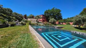 B&B / Chambres d'hotes La Medievale du Luberon : Chambre Double avec Terrasse