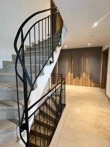 Stay Nice Apartments Dorfen Nähe München Jacuzzi Grillkota 75 Zoll TV