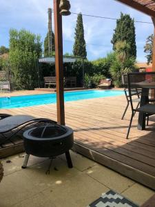 Villas Superbe villa pres du Cap d-Agde : photos des chambres