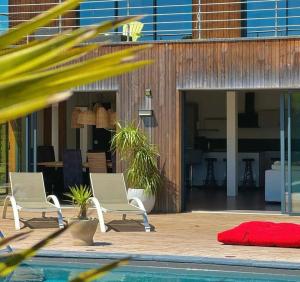 Villas La Villa Vinsou avec piscine proche golf et ocean : photos des chambres