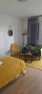 Appartements Studio KULLA avec terasse 5mn Basel Airport : photos des chambres