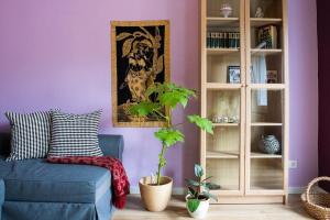 farbenfrohe Ferienwohnung