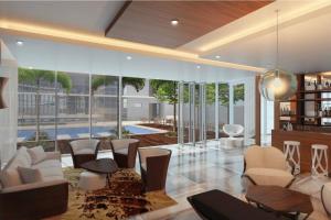 Free Parking with balcony and city view at Uptown Parksuites BGC