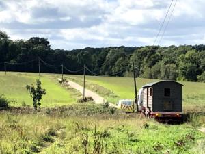 Whittlewood Shepherds Hut in Silverstone, Cosy, Rural, Views