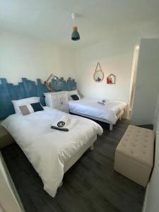 Maisons de vacances Charming house with garden in the heart of Saint Martin : photos des chambres