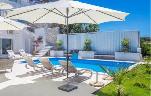 Beautiful Home In Punat With Private Swimming Pool, Can Be Inside Or Outside