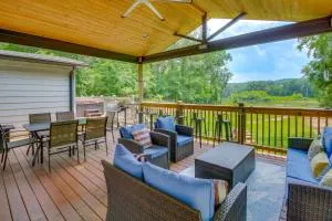 Riverfront Royal Home with Hot Tub and Fire Pits! - Point Cedar