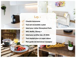 Appartements Disneyland shopping centre vallee Paris : photos des chambres