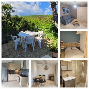 Maisons de vacances Maison charmante a Saint-Michel-l-Observatoire avec jardin : photos des chambres