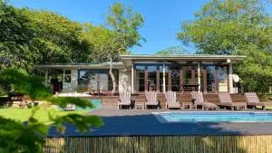 Khangela Private Game Lodge - Self Catering - Bedrooms are 3 Separate Chalets - Hluhluwe - Manyoni Private Game Reserve