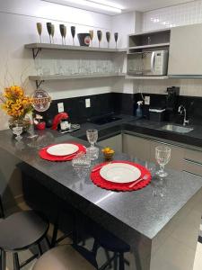 h-FLAT MOBILIADO PARQUE FLAMBOYANT, GOIÂNIA, GARAGEM "LOCAÇÃO MINIMA 2 NOITES"