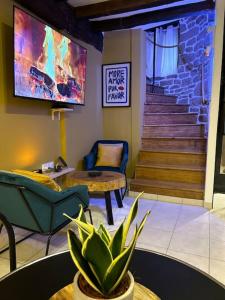 Maisons de vacances L-Etreinte, gite de charme avec jacuzzi interieur et sauna : photos des chambres
