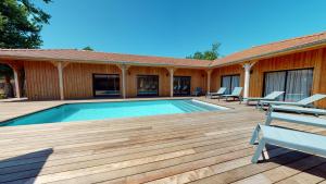Villas Villa avec clim et piscine chauffee Ares Cap Ferret : photos des chambres