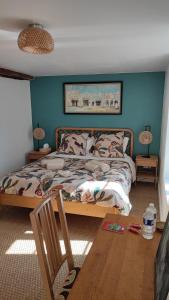 B&B / Chambres d'hotes Le moulin Grenon : Chambre Lit Queen-Size 