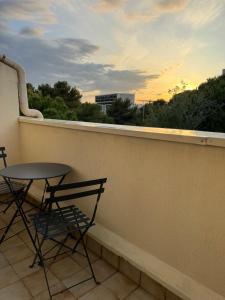 Appartements Appartement 50m2, Montpellier Ovalie, clim-balcon-netflix : Appartement 2 Chambres
