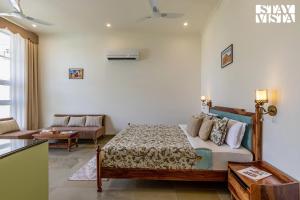 The Pastel Courtyard with Pvt Pool & Garden at Jaipur by StayVista