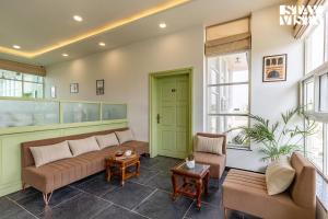 The Pastel Courtyard with Pvt Pool & Garden at Jaipur by StayVista