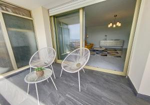 Horizon bleu vue mer dernier étage clim