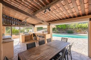 Charming villa in LES ISSAMBRES with SEA VIEW and swimming pool