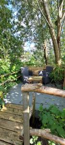 Tuinhuisje in het groen