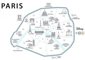Appartements Confort & Spacieux Family Travel pour 6 - 10- to Disneyland Paris 25- to Paris - In front of Train Station Torcy RER A : photos des chambres