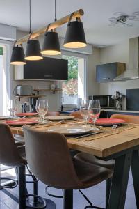 Appartements La Dune Bleue / Maison 6 personnes a Houlgate : photos des chambres
