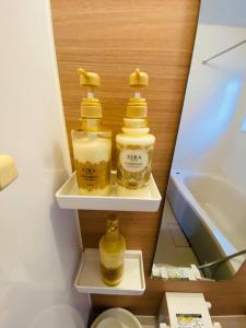 JR京都站3分钟地铁路程 免费专有停车场Wi-Fi 步行可到达伏見稲荷大社 新建筑 日式传统庭院氛围