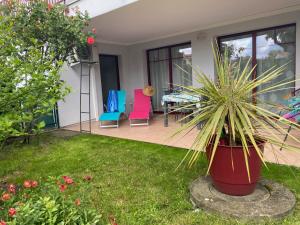 Appartements Appartement de charme T3 avec petit jardin et parking : photos des chambres