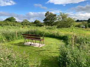 The Shepherds Hut with cozy logburner