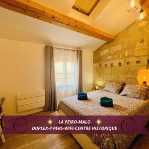 Appartements La Peiro Malo - Charmant Duplex Centre Historique-CLIM-4 personnes : photos des chambres
