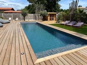 Villas Magnifique Villa Lege Cap Ferret avec piscine : photos des chambres