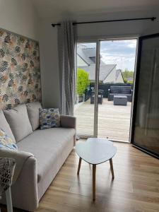 Maisons de vacances Maison grande terrasse vue mer - Plage et GR34 a 400m : photos des chambres