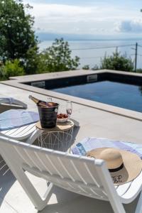 Villa Mare&Monti in Opatija, Heated pool with sea view