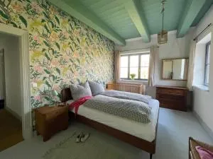 Schueuer-Gulfhof, Garten, Kaminofen - Neuwesteel