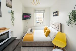 Spacious Studio Central Sofa bed