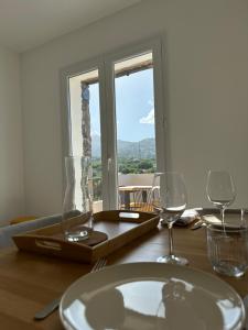 Appartements Bergerie avec spa vue montagne : photos des chambres