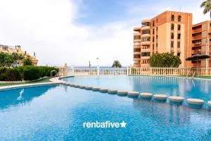 rentafive piscina frente playa carabassi AA - 阿勒纳勒斯德尔索尔