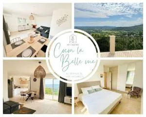 Cocon La Belle Vue, vue imprenable, coeur village - Callian
