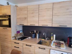 Studio rénové avec cabine pour 4 pers, calme à Le Grand-Bornand - FR-1-458-199