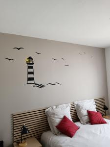 Colombiers Escale à la Noria Appartement terrasse 4 personnes et garage